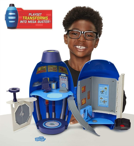 Mega Man Mega Buster: Playset De Laboratorio