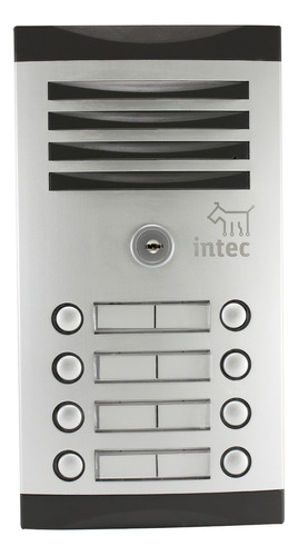 Frente Intec Tnk-8 Frente Con 8 Botones Aluminio