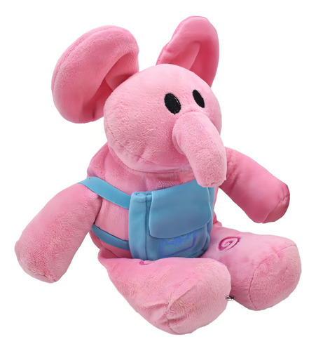 Peluche Pocoyo Elly 30cm Rosa Softies Famosa