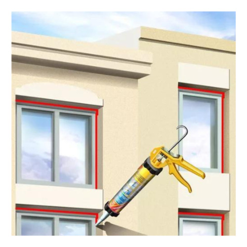 Sikaflex Construction Sika - Selante Elástico 300ml Kit 12un