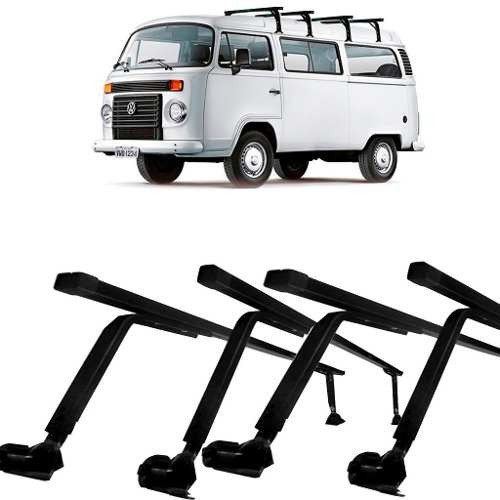 Rack De Teto  Bagageiro Aço Volkswagen Kombi 1964 4 Peças