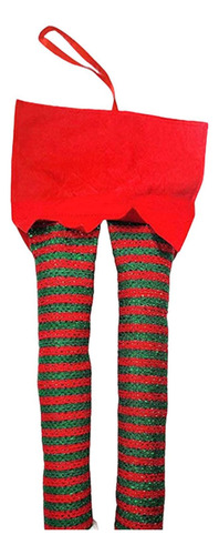 Navidad Piernas Figura Juguetes Guirnalda Decoración Pierna