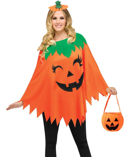 3 Pcs Juego Disfraz Calabaza De Halloween For Mujer