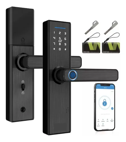 comprar Fechadura Biométrica Eletrônica Smart Touch Wifi Segurança 