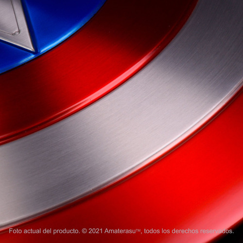 Imagen 3 de 10 de Escudo Capitan America Marvel Mcu Comics Escala Real Metal