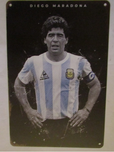 Poster Cartel Placa Futbol Diego Maradona Decoracion Casa