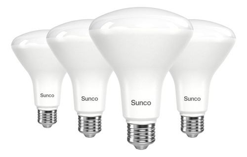 Sunco - Paquete De 4 Bombillas Led Br30, Alto Rendimiento De