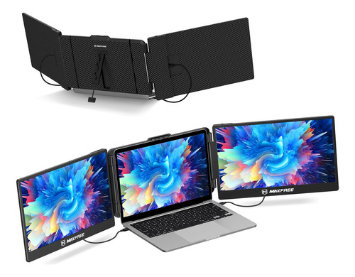 Maxfree S2 Triple Monitor Para Laptop