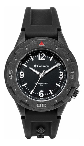 Reloj Hombre Columbia Css13-001 Cuarzo Pulso Negro En