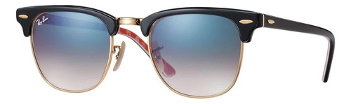 Ray-ban Rb3016 12053f Clubmaster Azul Rojo