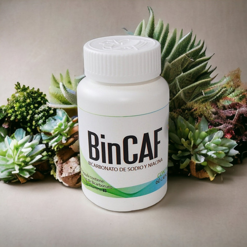 Desacaf biotec Bincaf Bicarbonato De Sodio Con Niacinamida C/60caps Sin sabor