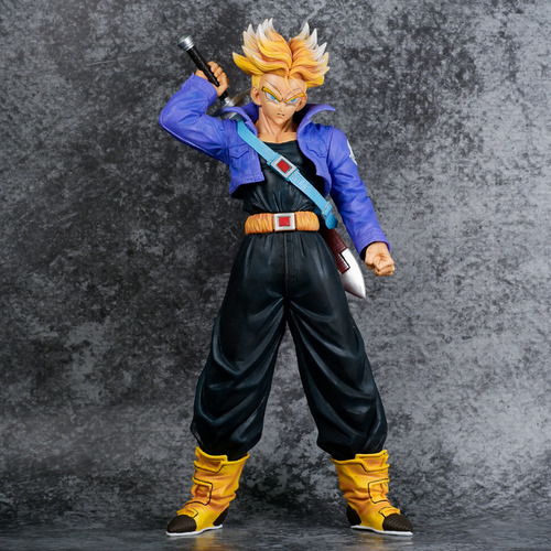 Figura De Dragon Ball Z Trunks Ssj 43cm Alto Pvc