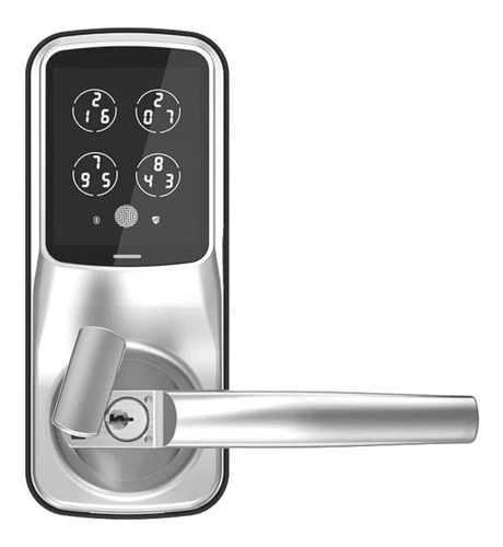 Cerradura Inteligente Lockly Secure Plus Latch Bluetooth Color Plateado