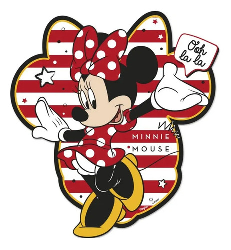 Painel De Festa Minnie Mouse Decorativo