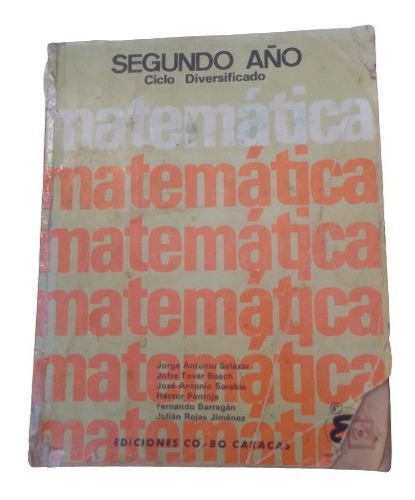 Libro Matematica Bachillerato Quinto Año Jorge Salazar