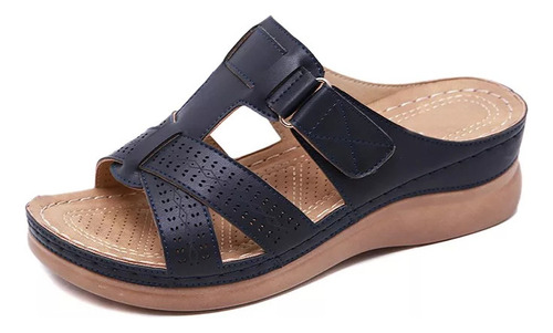 Sandalias De Tacón Con Velcro Para Mujer 2023 Large Slope