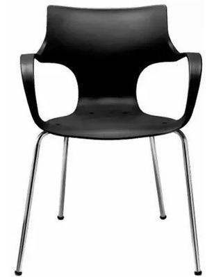 Imagen 7 de 9 de Silla Jim Apilables Colores Base Gris Recepción Espera X4 Un