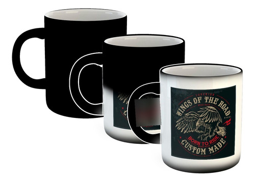 Taza Magica Kings Of The Road Custom Made Bikers M2