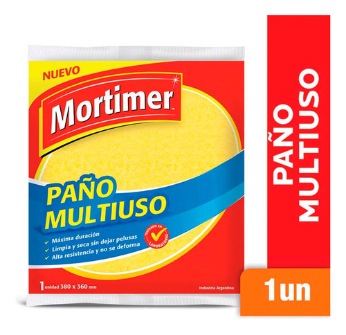 Paño  Multiuso 1 Un Mortimer Trapos D/piso - Rejillas