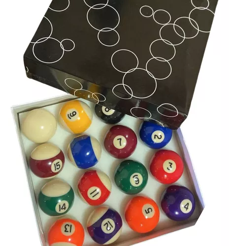 Bola de Sinuca Avulsa 54mm Várias Opções p/ Bilhar Snooker