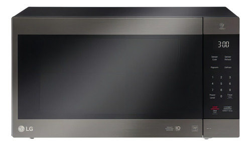 Micro-ondas LG LMC2075 Inverter aço inoxidável e preto 56.634L