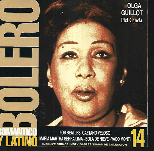 Bolero Romantico Y Latino 14 Tapa Olga Guillot Cd