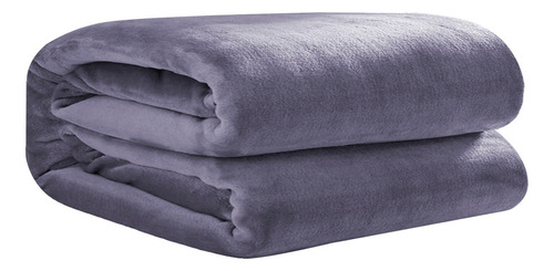 Cobija King Size Cobertor Frazada Suave Cómoda Y Calientita Color Gris