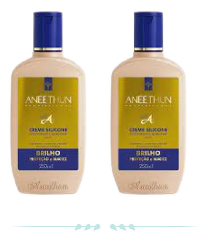  2 Creme De Silicone E Tutano Aneethun De 250 Ml