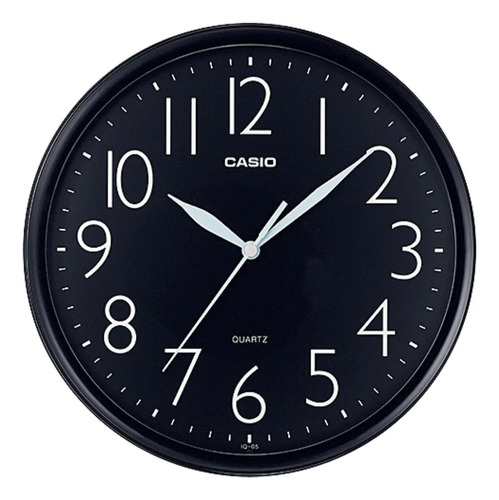Reloj Pared Negro Casio Iq-05-1d