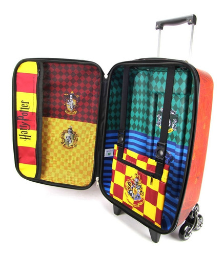Imagem 2 de 6 de Malinha De Bordo Harry Potter Maxtoy 2815gm21 Marrom
