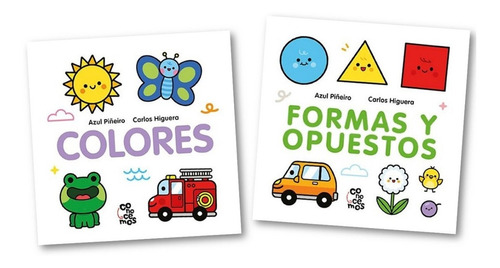 Combo 2 Libros Formas Y Opuestos + Colores