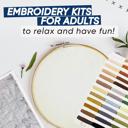 Kit De Costura Para Adultos Con Herramientas Y Telas Incluid