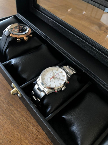 Organizador De Relojes 6 Puestos Estuche Reloj Portarelojes
