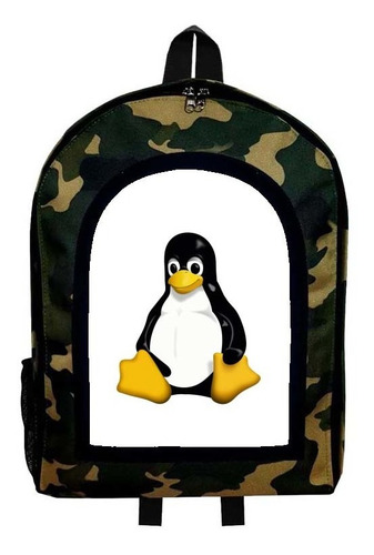 Mochila Camuflada Linux Modelo 88