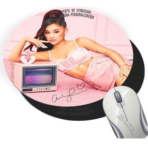 Pad Mouse Estampado Ariana Grande Cantante