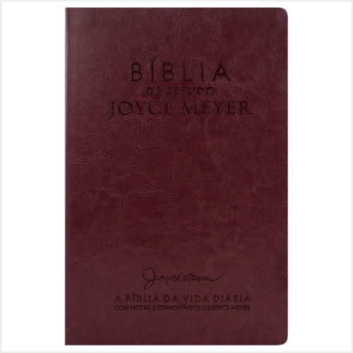 Bíblia De Estudo Joyce Meyer Marsalla: A Bíblia Da Vida Diária, De Joyce Meyer. Série Estudos, Vol. Único. Editora Bello Publicações, Capa Dura, Edição 1ª Edição Em Português, 2012