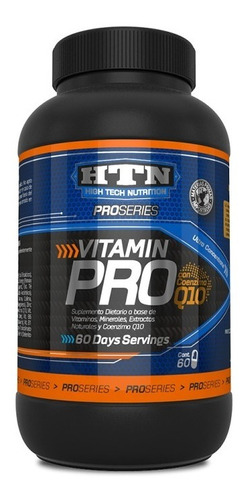 Vitamin Pro 60 Caps Vitaminas Y Energizantes Htn Pro Series