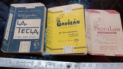 Cuaderno Anotador Lote Antiguos Cigarrillos Gavilan La Tecla