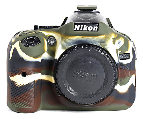 Funda De Cámara De Silicona Blanda Para Nikon D5200 D5100