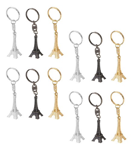 12pçs Mini Chaveiro Modelo Paris, Lembranças Francesas,