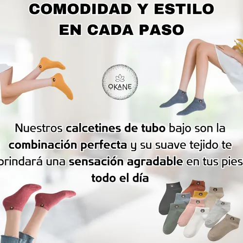 Medias Tobilleras Hombre Mujer Diseño Colores Calcetines