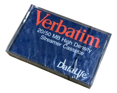 Verbatim Datalife 20/50 Mb High Density Streamer Cassett Eep
