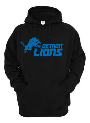 Sudadera Hoodie Leones Detroit Americano Lions Futbol Comoda