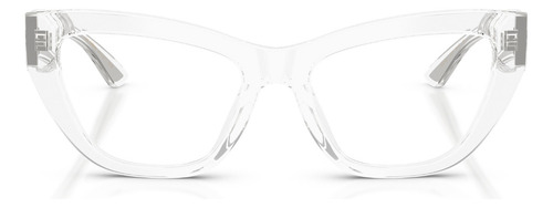 Óculos De Grau Dolce & Gabbana Translúcido Dg3412 3133-53 Tamanho 53