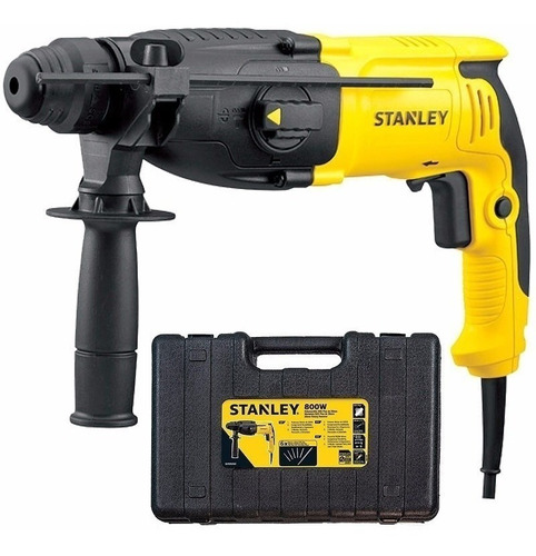 Imagen 5 de 9 de Rotomartillo Stanley Sds Plus 26mm 800w 3,4 J Shr263k Maleta