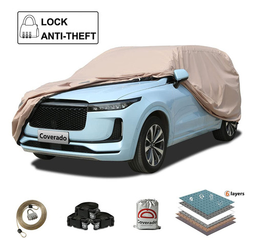 Cubierta Para Coche Resistente Al Agua, Todo Clima,