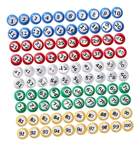 Piezas De Repuesto Para Bolas De Bingo, Bolas De Rifa Para 1