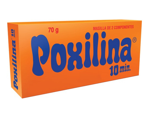 Poxilina Masilla Epoxi 10 Minutos X 70 Gr