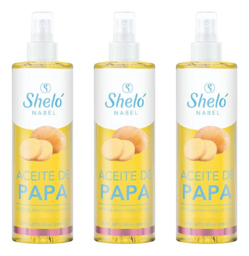 3 Pack Aceite De Papa Shelo