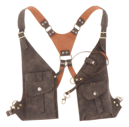 Bolso Tipo Cartera Con Arnés De Hombro Steampunk Para Café